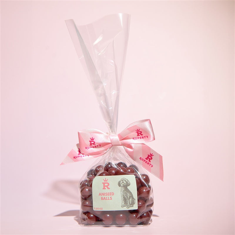 Small sweets gift bag of aniseed balls- Rupert's Candy