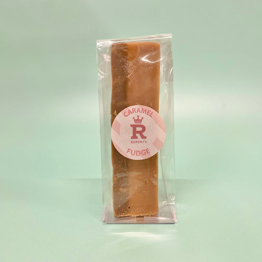 Bar of our caramel fudge finger- Rupert's Candy