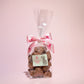 Small gift bag of chocolate cinder toffee- Rupert's Candy