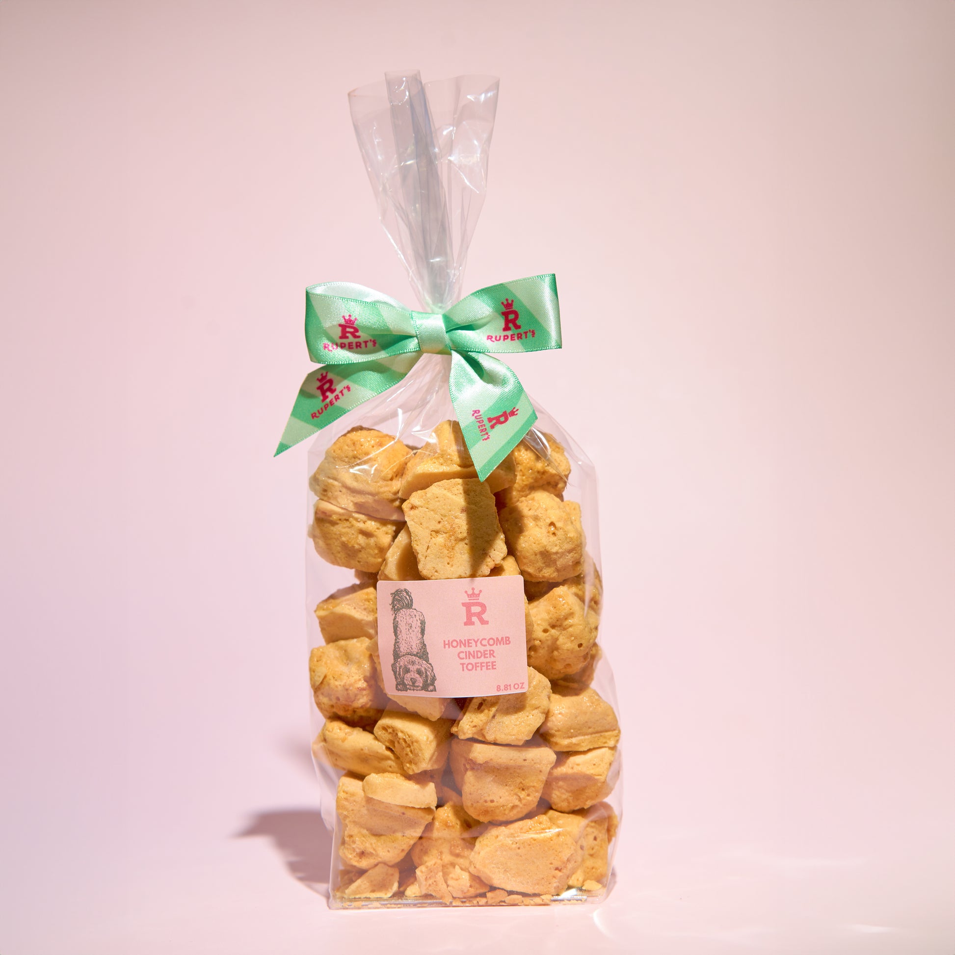 Large gift bag of our naked honeycomb cinder toffee- Rupert's Candy